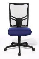 Topstar Bürostuhl Net Point 10, NX200 G26 Stoff blau, Gestell schwarz