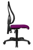 Topstar Bürostuhl Open Point P, OP100 G03 Stoff lila, Gestell schwarz