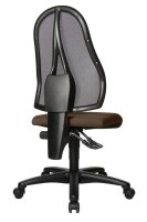 Topstar Bürostuhl Open Point P, OP100 G08 Stoff braun, Gestell schwarz
