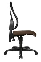 Topstar Bürostuhl Open Point P, OP100 G08 Stoff braun, Gestell schwarz