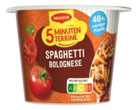 Maggi® 5 Minuten Terrine Spaghetti Bolognese Fertiggericht 8x 60,0 g, 8 St.