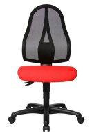 Topstar Bürostuhl Open Point P, OP100 G21 Stoff rot,...