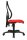 Topstar Bürostuhl Open Point P, OP100 G21 Stoff rot, Gestell schwarz