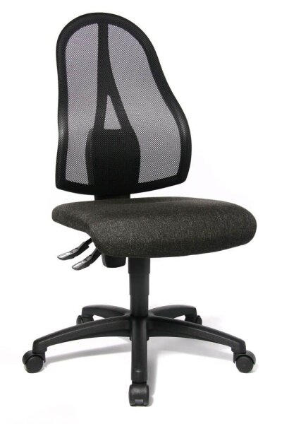 Topstar Bürostuhl Open Point P, OP100 G22 Stoff anthrazit, Gestell schwarz