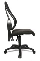 Topstar Bürostuhl Open Point P, OP100 G22 Stoff anthrazit, Gestell schwarz