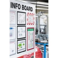 DURABLE Magnetrahmen DURAFRAME® MAGNETIC A4 blau A4, 5 St.