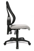 Topstar Bürostuhl Open Point P, OP100 G23 Stoff grau, Gestell schwarz