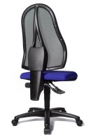 Topstar Bürostuhl Open Point P, OP100 G26 Stoff blau, Gestell schwarz