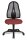 Topstar Bürostuhl Open Point P, OP100 G27 Stoff rot, Gestell schwarz