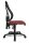 Topstar Bürostuhl Open Point P, OP100 G27 Stoff rot, Gestell schwarz