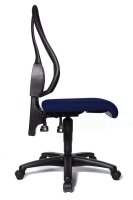 Topstar Bürostuhl Open Point P, OP100 G28 Stoff blau, Gestell schwarz