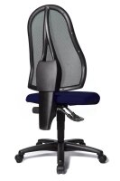 Topstar Bürostuhl Open Point P, OP100 G28 Stoff blau, Gestell schwarz