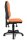 Topstar Bürostuhl Point 80, 8180 G04 Stoff orange, Gestell schwarz