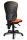 Topstar Bürostuhl Point 80, 8180 G04 Stoff orange, Gestell schwarz