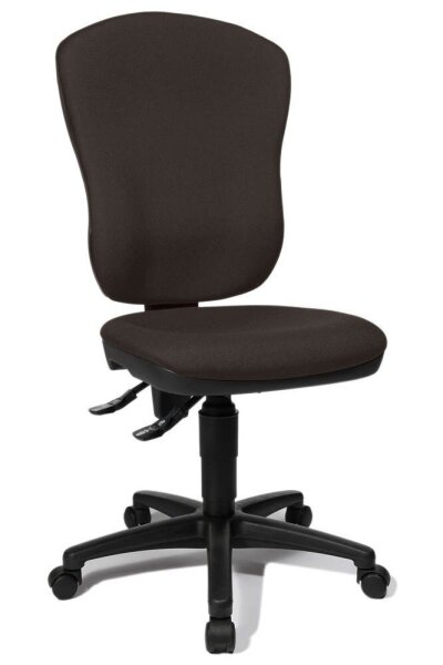 Topstar Bürostuhl Point 80, 8180 G08 Stoff braun, Gestell schwarz