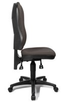Topstar Bürostuhl Point 80, 8180 G08 Stoff braun, Gestell schwarz