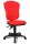 Topstar Bürostuhl Point 80, 8180 G21 Stoff rot, Gestell schwarz