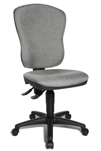 Topstar Bürostuhl Point 80, 8180 G23 Stoff grau, Gestell schwarz