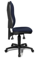 Topstar Bürostuhl Point 80, 8180 G28 Stoff blau, Gestell schwarz