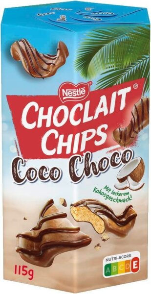 Nestlé Choclait Chips Coco Choco Schokolade 115,0 g