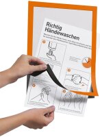 DURABLE Magnetrahmen DURAFRAME® MAGNETIC A4 orange...