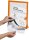 DURABLE Magnetrahmen DURAFRAME® MAGNETIC A4 orange A4, 5 St.