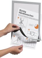 DURABLE Magnetrahmen DURAFRAME® MAGNETIC A4 silber...