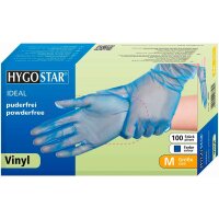 HYGOSTAR unisex Einmalhandschuhe IDEAL blau...