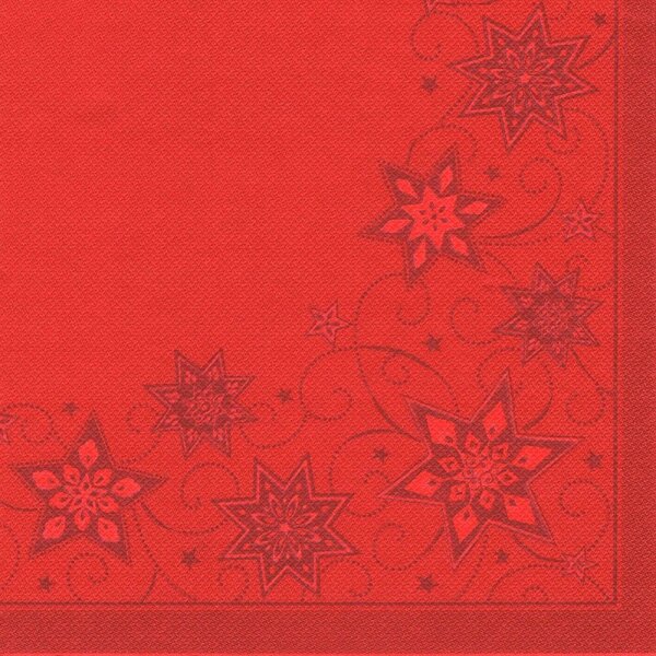 PAPSTAR Servietten Just Stars, rot 20 St.