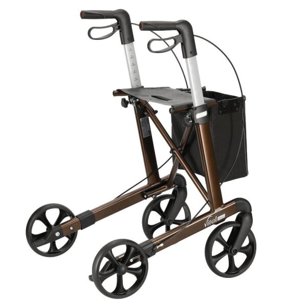 RUSSKA Rollator vital classic 11448010 mocca, 1 St.