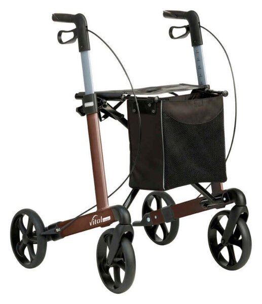 RUSSKA Rollator vital classic 11448011 mocca, 1 St.