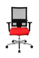 Topstar Bürostuhl Profi Net 11, PS59H T31 Stoff rot,...