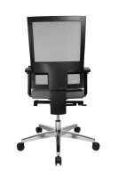 Topstar Bürostuhl Profi Net 11, PS59H T23 Stoff grau, Gestell alu