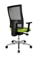 Topstar Bürostuhl Profi Net 11, PS59H T35 Stoff grün, Gestell alu