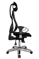 Topstar Bürostuhl Sitness 45, ST99U L50X Stoff schwarz, Gestell chrom