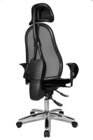 Topstar Bürostuhl Sitness 45, ST99U L50X Stoff schwarz, Gestell chrom