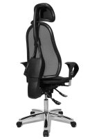 Topstar Bürostuhl Sitness 45, ST99U L52X Stoff anthrazit, Gestell chrom