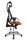 Topstar Bürostuhl Sitness 45, ST99U L54X Stoff orange, Gestell chrom
