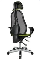Topstar Bürostuhl Sitness 45, ST99U L55X Stoff grün, Gestell chrom