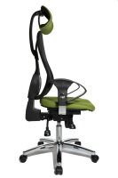 Topstar Bürostuhl Sitness 45, ST99U L55X Stoff grün, Gestell chrom