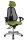 Topstar Bürostuhl Sitness 45, ST99U L55X Stoff grün, Gestell chrom