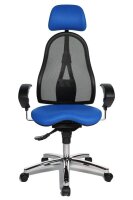 Topstar Bürostuhl Sitness 45, ST99U L56X Stoff blau,...