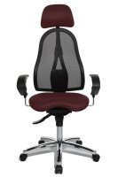 Topstar Bürostuhl Sitness 45, ST99U L57X Stoff rot,...