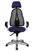 Topstar Bürostuhl Sitness 45, ST99U L58X Stoff blau,...