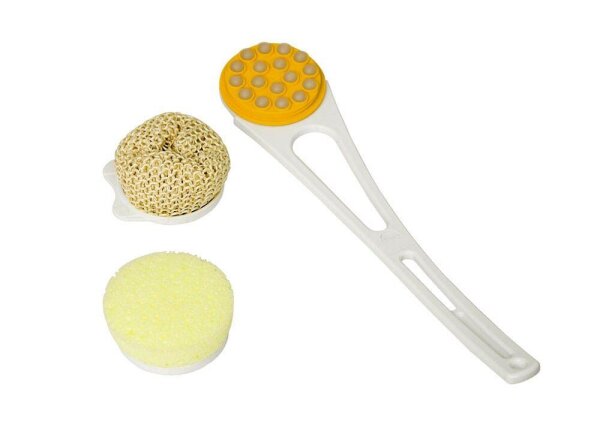 RUSSKA Massagebürsten-Set weiß Kunststoff, 1 Set