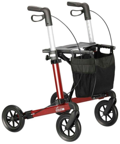 RUSSKA Rollator vital plus 11448507 kirschrot, 1 St.