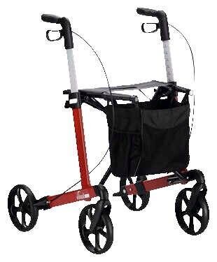 RUSSKA Rollator vital classic 11448008 rot, schwarz, 1 St.