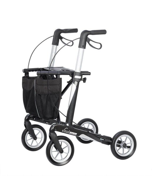 RUSSKA Rollator vital carbon plus 11448700 schwarz, 1 St.