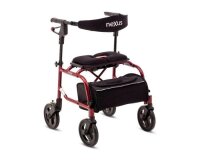 RUSSKA Rollator neXus 11445072 rot, schwarz, 1 St.