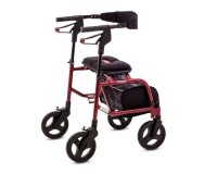 RUSSKA Rollator neXus 11445072 rot, schwarz, 1 St.